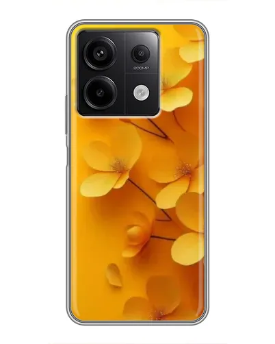 Чехол для Xiaomi Redmi Note 13 (5G) с картинкой «Золотые лепестки»