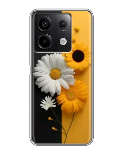 Чехол для Xiaomi Redmi Note 13 (5G) с картинкой «Подсолнух и ромашка»