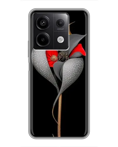 Чехол для Xiaomi Redmi Note 13 (5G) с картинкой «Серебряный фантазийный цветок» Чехол для Xiaomi Redmi Note 13 (5G) с картинкой «Серебряный фантазийный цветок»
