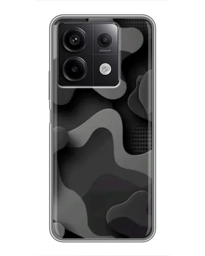 Чехол для Xiaomi Redmi Note 13 (5G) с картинкой «Темный абстрактный камуфляж»