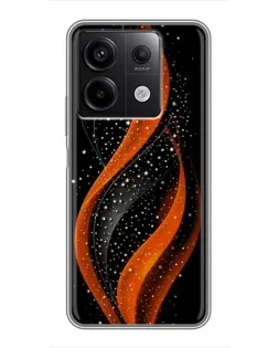 Чехол для Xiaomi Redmi Note 13 (5G) с картинкой «Огненная звездная волна» Чехол для Xiaomi Redmi Note 13 (5G) с картинкой «Огненная звездная волна»