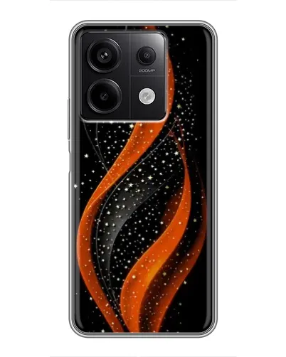 Чехол для Xiaomi Redmi Note 13 (5G) с картинкой «Огненная звездная волна»