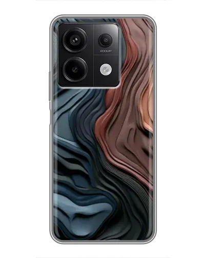 Чехол для Xiaomi Redmi Note 13 (5G) с картинкой «Цветные волны каньона»