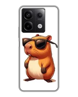 Чехол для Xiaomi Redmi Note 13 (5G) с картинкой «Капибара в очках» Чехол для Xiaomi Redmi Note 13 (5G) с картинкой «Капибара в очках»