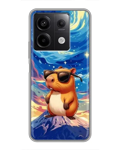Чехол для Xiaomi Redmi Note 13 (5G) с картинкой «Капибара Ван Гога»
