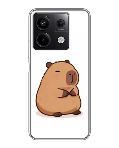 Чехол для Xiaomi Redmi Note 13 (5G) с картинкой «Толстенькая капибара»