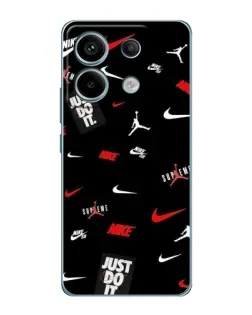 Чехол для Xiaomi Redmi Note 13 Pro (5G) с картинкой «Nike Mix Pattern»