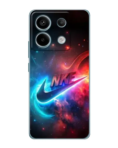 Чехол для Xiaomi Redmi Note 13 Pro (5G) с картинкой «Огненный логотип Nike»