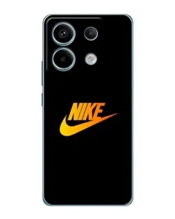 Чехол для Xiaomi Redmi Note 13 Pro (5G) с картинкой «Золотой логотип Nike»