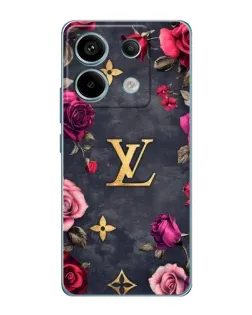 Чехол для Xiaomi Redmi Note 13 Pro (5G) с картинкой «Цветочный Louis Vuitton»