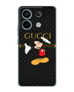 Чехол для Xiaomi Redmi Note 13 Pro (5G) с картинкой «Микки Маус Gucci»