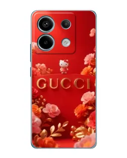 Чехол для Xiaomi Redmi Note 13 Pro (5G) с картинкой «Gucci — золотой сад»