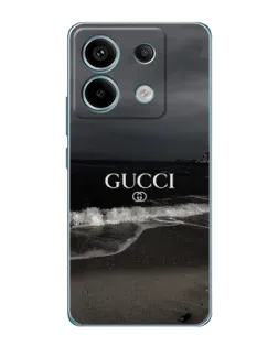 Чехол для Xiaomi Redmi Note 13 Pro (5G) с картинкой «Gucci — морской прибой»