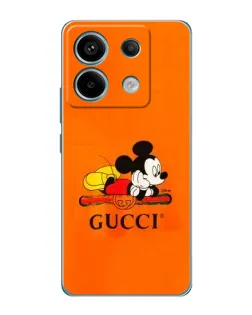 Чохол для Xiaomi Redmi Note 13 Pro (5G) з картинкою «Міккі Маус Gucci — помаранч» Чохол для Xiaomi Redmi Note 13 Pro (5G) з картинкою «Міккі Маус Gucci — помаранч»