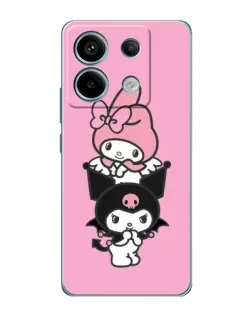 Чехол для Xiaomi Redmi Note 13 Pro (5G) с картинкой «My Melody и Kuromi» Чехол для Xiaomi Redmi Note 13 Pro (5G) с картинкой «My Melody и Kuromi»