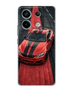 Чехол для Xiaomi Redmi Note 13 Pro (5G) с картинкой «BMW на красной дорожке»