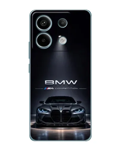 Чохол для Xiaomi Redmi Note 13 Pro (5G) з картинкою «BMW крізь нічне місто» Чохол для Xiaomi Redmi Note 13 Pro (5G) з картинкою «BMW крізь нічне місто»