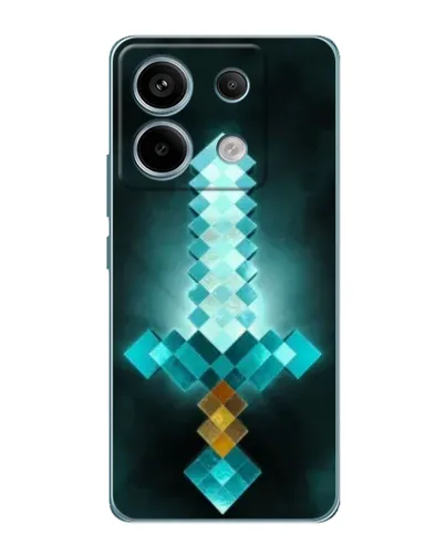 Чехол для Xiaomi Redmi Note 13 Pro (5G) с картинкой «Алмазный меч неон» Чехол для Xiaomi Redmi Note 13 Pro (5G) с картинкой «Алмазный меч неон»