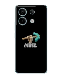 Чехол для Xiaomi Redmi Note 13 Pro (5G) с картинкой «Алмазная кирка»