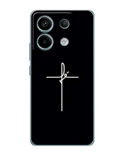 Чехол для Xiaomi Redmi Note 13 Pro (5G) с картинкой «Тонкий крест»