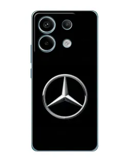 Чехол для Xiaomi Redmi Note 13 Pro (5G) с картинкой «Mercedes классический лого»