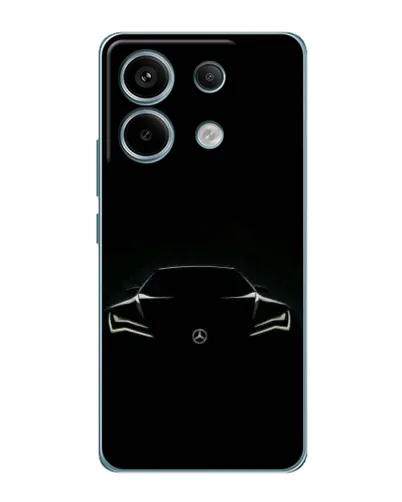 Чохол для Xiaomi Redmi Note 13 Pro (5G) з картинкою «Mercedes — силует авто» Чохол для Xiaomi Redmi Note 13 Pro (5G) з картинкою «Mercedes — силует авто»