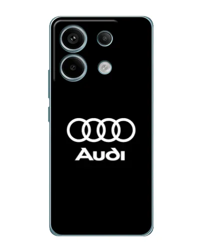 Чехол для Xiaomi Redmi Note 13 Pro (5G) с картинкой «Классическое лого Audi»