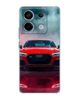 Чехол для Xiaomi Redmi Note 13 Pro (5G) с картинкой «Audi RS — красный стиль»