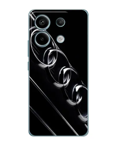 Чехол для Xiaomi Redmi Note 13 Pro (5G) с картинкой «Audi — абстрактные кольца»