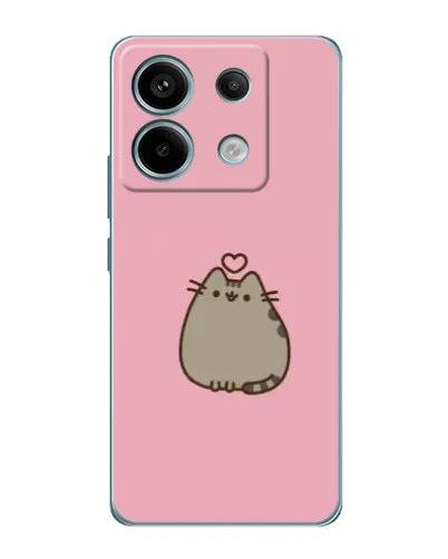 Чехол для Xiaomi Redmi Note 13 Pro (5G) с картинкой «Pusheen сердце» Чехол для Xiaomi Redmi Note 13 Pro (5G) с картинкой «Pusheen сердце»