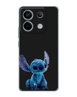 Чехол для Xiaomi Redmi Note 13 Pro (5G) с картинкой «Стич на черном»