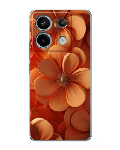 Чехол для Xiaomi Redmi Note 13 Pro (5G) с картинкой «Оранжевый макро цветок»