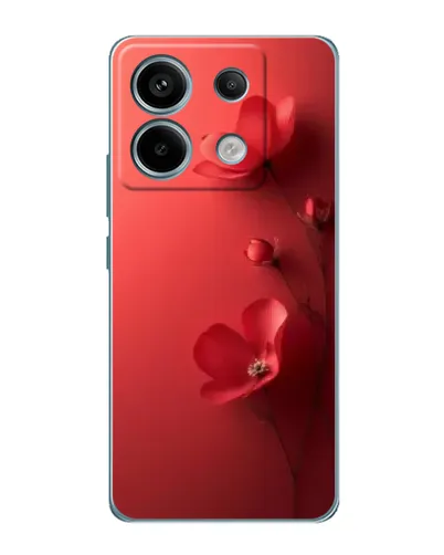 Чехол для Xiaomi Redmi Note 13 Pro (5G) с картинкой «Маковые соцветия»