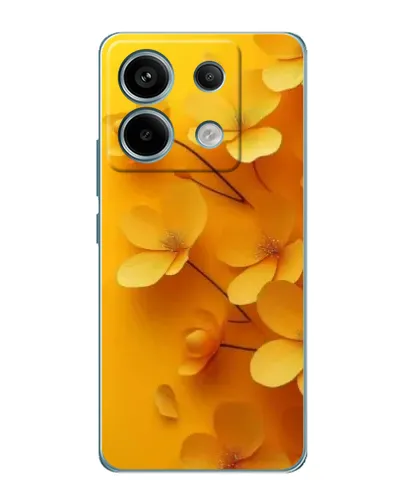 Чехол для Xiaomi Redmi Note 13 Pro (5G) с картинкой «Золотые лепестки»