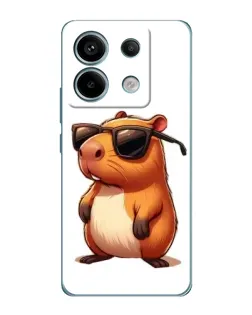 Чехол для Xiaomi Redmi Note 13 Pro (5G) с картинкой «Капибара в очках» Чехол для Xiaomi Redmi Note 13 Pro (5G) с картинкой «Капибара в очках»