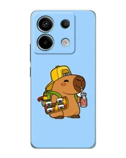 Чехол для Xiaomi Redmi Note 13 Pro (5G) с картинкой «Капибара на скейте» Чехол для Xiaomi Redmi Note 13 Pro (5G) с картинкой «Капибара на скейте»