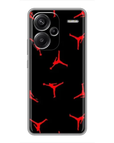 Чехол для Xiaomi Redmi Note 13 Pro Plus с картинкой «Jordan Red Pattern» Чехол для Xiaomi Redmi Note 13 Pro Plus с картинкой «Jordan Red Pattern»