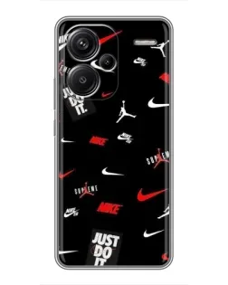 Чехол для Xiaomi Redmi Note 13 Pro Plus с картинкой «Nike Mix Pattern»