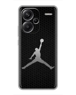 Чехол для Xiaomi Redmi Note 13 Pro Plus с картинкой «Jordan Dark Carbon»
