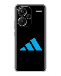 Чехол для Xiaomi Redmi Note 13 Pro Plus с картинкой «Adidas Cyan Logo»