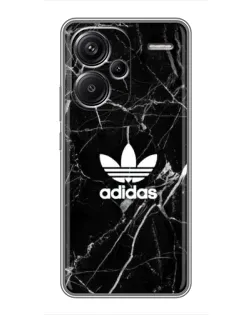 Чехол для Xiaomi Redmi Note 13 Pro Plus с картинкой «Белый мрамор Adidas»
