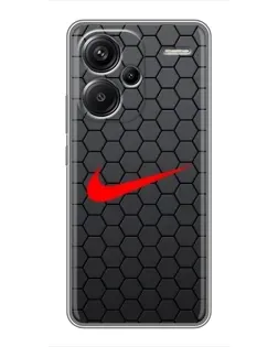Чехол для Xiaomi Redmi Note 13 Pro Plus с картинкой «Nike — карбоновая сетка» Чехол для Xiaomi Redmi Note 13 Pro Plus с картинкой «Nike — карбоновая сетка»