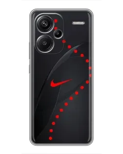 Чехол для Xiaomi Redmi Note 13 Pro Plus с картинкой «Абстрактный дизайн Nike»