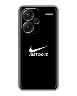 Чехол для Xiaomi Redmi Note 13 Pro Plus с картинкой «Минимализм от Nike»