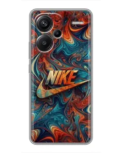 Чехол для Xiaomi Redmi Note 13 Pro Plus с картинкой «Nike в абстракции»