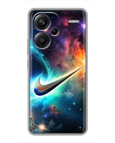 Чехол для Xiaomi Redmi Note 13 Pro Plus с картинкой «Космический Nike Swoosh» Чехол для Xiaomi Redmi Note 13 Pro Plus с картинкой «Космический Nike Swoosh»