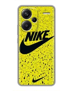 Чехол для Xiaomi Redmi Note 13 Pro Plus с картинкой «Желтый текстурный Nike»