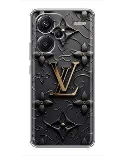 Чехол для Xiaomi Redmi Note 13 Pro Plus с картинкой «Кожаная текстура LV»
