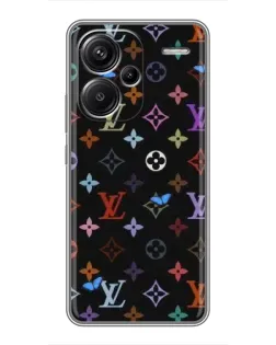 Чехол для Xiaomi Redmi Note 13 Pro Plus с картинкой «Цветная монограмма LV»
