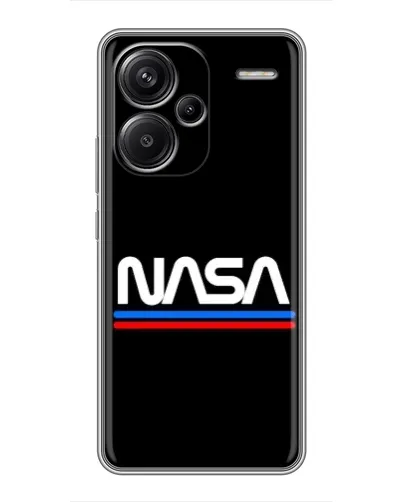 Чехол для Xiaomi Redmi Note 13 Pro Plus с картинкой «NASA — классика Red Blue»